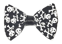 tiny skulls hair bows for halloween