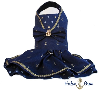 Anchor dog harness dress