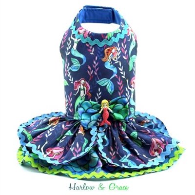 mermaid dog dress