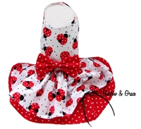 ladybug dog dress