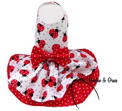 ladybug dog dress