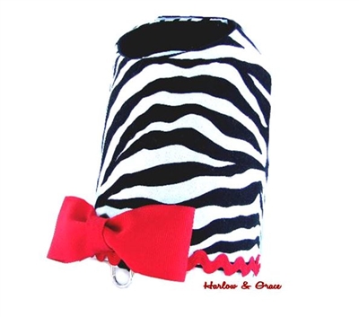 Zebra Vest- Red