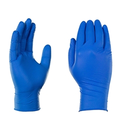 Gloveworks HD Blue Nitrile, 100 gloves