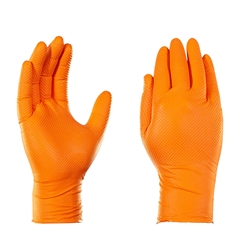Gloveworks HD Orange Nitrile, 100 gloves