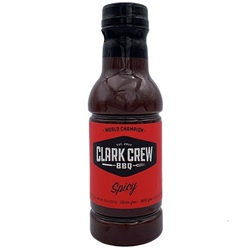 Clark Crew BBQ Spicy BBQ Sauce, 20oz