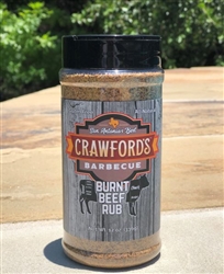 Crawford's Barbecue Burnt Beef Rub, 12oz