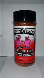 R Butts R Smokin Beef Rub, 14oz
