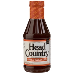 Head Country Apple Habanero BBQ Sauce, 20oz