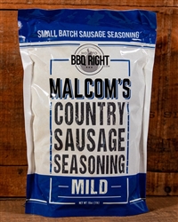 Malcom's Country Sausage Seasoning Mild, 16oz