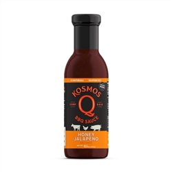 Kosmo's Honey Jalapeno BBQ Sauce, 15.5oz