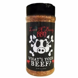 Loot N' Booty What's Your Beef Rub, 14oz