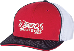 TheBBQSuperStore.com Red/White/Blue Hat (Fitted)