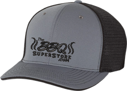 TheBBQSuperStore.com Grey/Black Hat (Fitted)