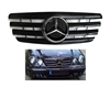 E-Class All Black Grille W/Chrome Star W210 2000-2002 E320 E500 E55 E430