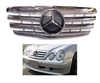 E-Class All Chrome Grille W/Chrome Star W210 2000-2002 E320 E500 E55 E430