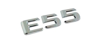 E55 CHROME TRUNK EMBLEM LOGO 00-06 W211 W210