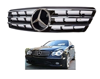 c230 c240 c320 amg grille sport emblem star chrome body kit mercedes benz parts german