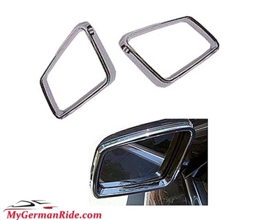 ML/GL/G/GLE/GLS Class Chrome Mirror Rings 12-15 W166/X166 ML550 ML350 ML63 GL450 GL550 GL63 G-Wagon 14-17 G63 G550