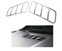 ML/GL Chrome Hood Vent Molding Pair 12-14 W166/X166 ML350/ML550/ML63/GL350/GL450/GL63