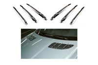 SLK Chrome Hood Vent Molding Set 12-15 R172 SLK350/SLK300/SLK280