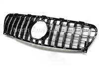 GLA GT Style Black-Chrome GLossy Grille X156 2018-2020 GLA45 GLA250 GLA180 GLA200