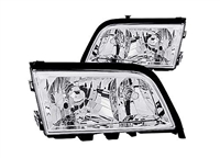 C-Class CLear Headlights Pair 94-00 W202 C220/C250/C230/C280/C36/C43