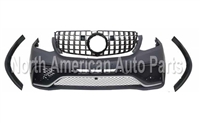 GLS 63 AMG Front Bumper Set With 4 Flares X166 GLS450 GLS550 GLS63 GLS350 GLS250 GLS300