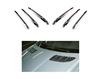 SLK Chrome Hood Vent Molding Set 05-11 R171 SLK350/SLK300/SLK280