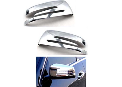 Chrome Mirror Covers Pair W221/W204/W212/GLK/W216/W117/W207/GLA   #12