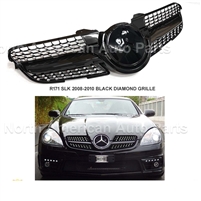 SLK Black Diamond Grille R171 2005-2001 SLK200 SLK300  SLK350