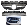 SLK Silver-Chrome Diamond Style Grille R172 2012-2016 SLK200 SLK250 SLK300 SLK350