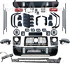2019-Up Style G63 FaCLift Body Kit + Sider Mirrors + Side Body Moldings+ Led Star + Led Lower Lip  For W463 To W464 Fits 1989-2018 G500 G55 G550 G63 (Will Not Fit On 2019 G-Wagon New Body)