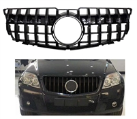 GLK GT Panamericana Style All Black Grille X204 2008-2012 GLK250 GLK350 GLK300