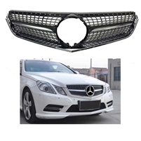 E-Class Coupe Black-Chrome Diamond Grille W207 2010-2013 E350 E300 E250 E550 E63