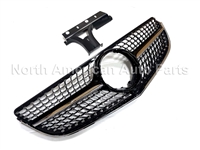 E-Class Coupe Black Diamond Style Grille W207 2014 2015 2016 E550 E350 E63