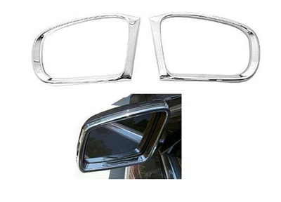 C/E-Class Chrome Mirror Rings 03-06 W211 01-07 W203 E320 E500 E55 C230 C240 C55