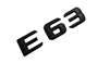 E63 GLoss Black Trunk Emblem Logo 03-14 W211/W212/W213