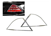 CL Tail Light Chrome Moldings Pair 00-06 W215 CL500/CL600/CL55