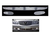 S-Class Chrome Bumper Mesh 3 Pieces Base Model Only W220 2000 Only S500 S600