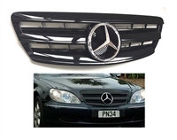 S-Class All Black Grille W220 2003-2006 S500 S430 S55 S600