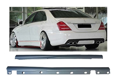 S63 Side Skirts Set S-Class W221 2007-2013 S550 S63 S600