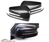 S-Class Carbon Fiber Mirror Cover Caps Add On W221 2010-2013 S550 S600 S63 (Carbon Fiber Print)