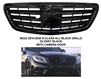 S-Class All Black Shiny Front Grille S65 Style W222 2014-2018 S550 S350 S400 S63