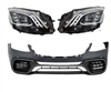 W222 2018+ Style S63 Front Bumper + Led Headlights