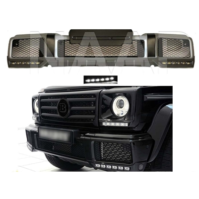 G500 Brabus Style Front Bumper With Lower Lip W463 G500 G55 G550 G63