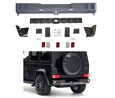 G-Wagon Brabus Style Rear Bumper W463 1990-2018 G500/G550/G55/G65/G65