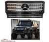 G-Wagon G55 Black-Chrome Grille With Chrome Star W463 1990-2018 G500 G55 G550 G63