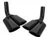 G63 AMG Style Black Muffler Tips 2 Pcs Set 1989-2023 W463 G500/G55/G550/G63