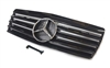 S-Class Sedan Grille All Black Grille W/Chrome Star 92-99 W140 S420/S500/S600/Sel