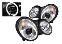 CLK Headlight Projector CLear Pair 98-03 W208 CLK320/CLK430/CLK55